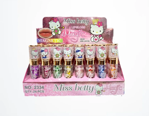 LIP GLOSS HELLO KITTY MIRELLA MAGIC CAJA X 24