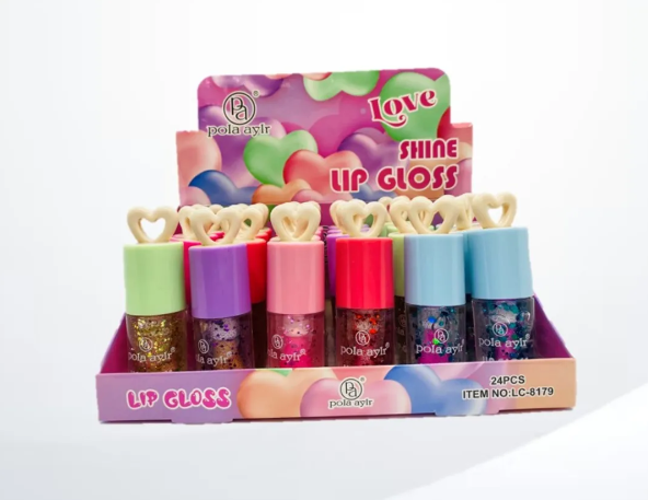 LIP GLOSS CORAZON CAJA X 24