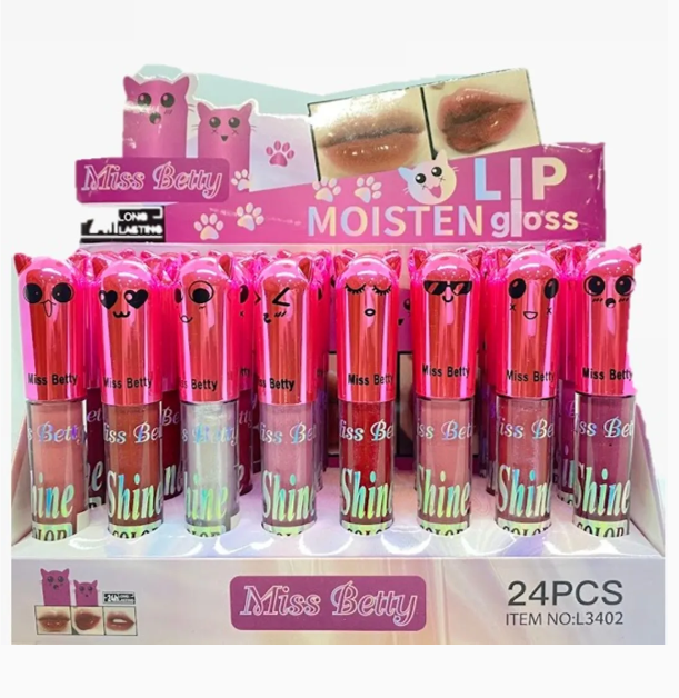 LIP MOISTERN GLOSS MISS BETTY CAJA X 24