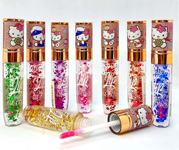 LIP GLOSS HELLO KITTY MIRELLA MAGIC X 1 UNIDAD