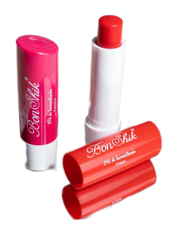 HIDRATANTE DE LABIOS BONSHIK CEREZA, FRESA