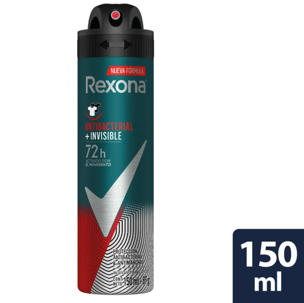 REXONA AERO HOMBRE INVISIBLE 72H