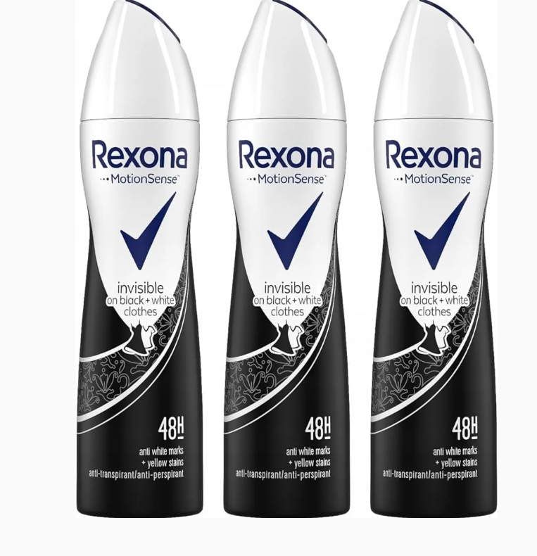 REXONA AEROSOL DAMA BLACK AND WHITE