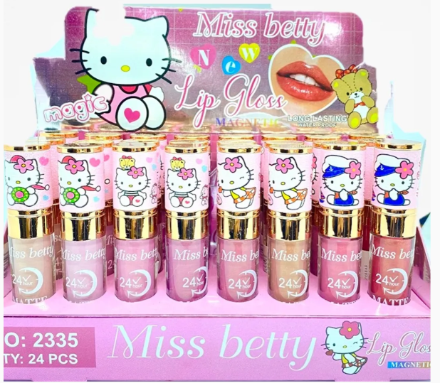 MISS BETTY BRILLO LABIOS HELLO KITTY CAJA X 24