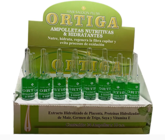 AMPOLLETA ORTIGA CAJA X 24